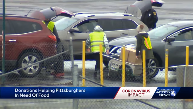 Attorney-led food donation initiative by Chaffin Luhana featured on WTAE, supporting Pittsburgh families in need.